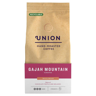 Sainsburys Union Gajah Mountain Kaffebønner Mørk Brenning 200g- Kjøp online hos McGrocer