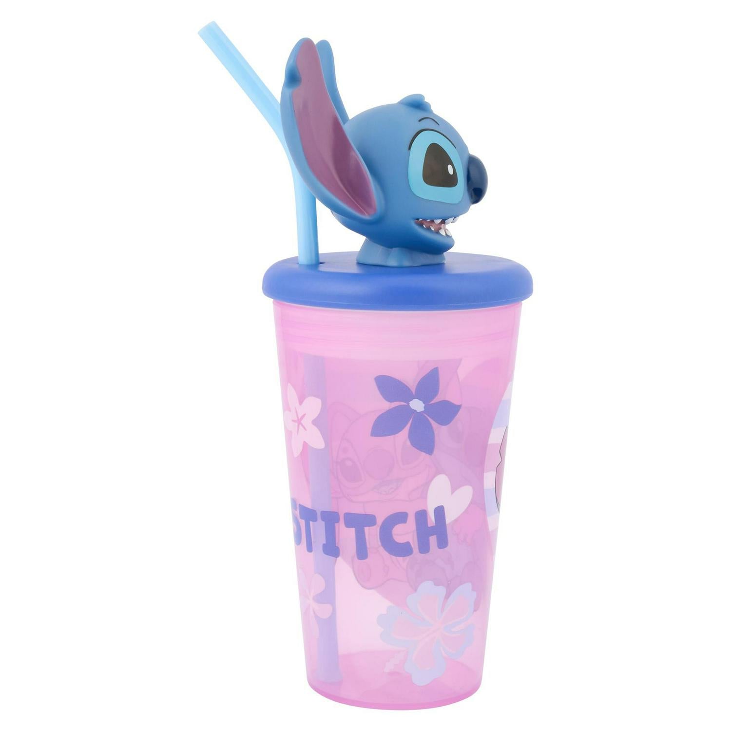 Disney Stitch 3D Head Cup Lilac 444ml - British product