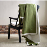 Habitat Green Blanket Stitch Throw 125x150cm, UK version