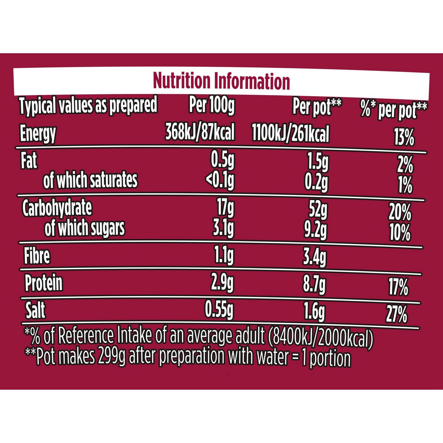 Pot Noodle Pot Pasta Bolognese 73g, imported from the UK