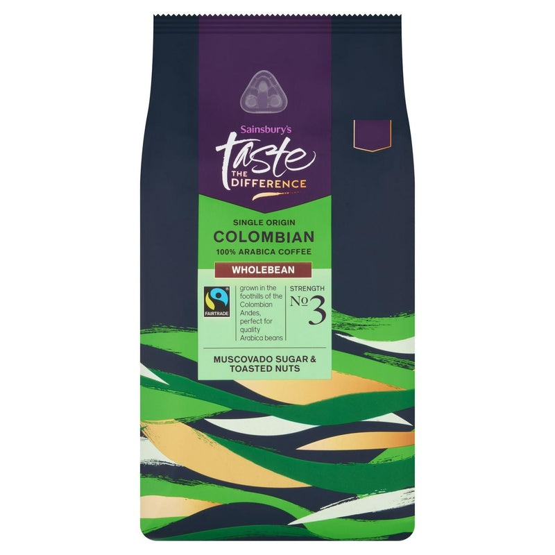 Sainsbury's Colombian Arabica wholebean coffee 1kg - British product