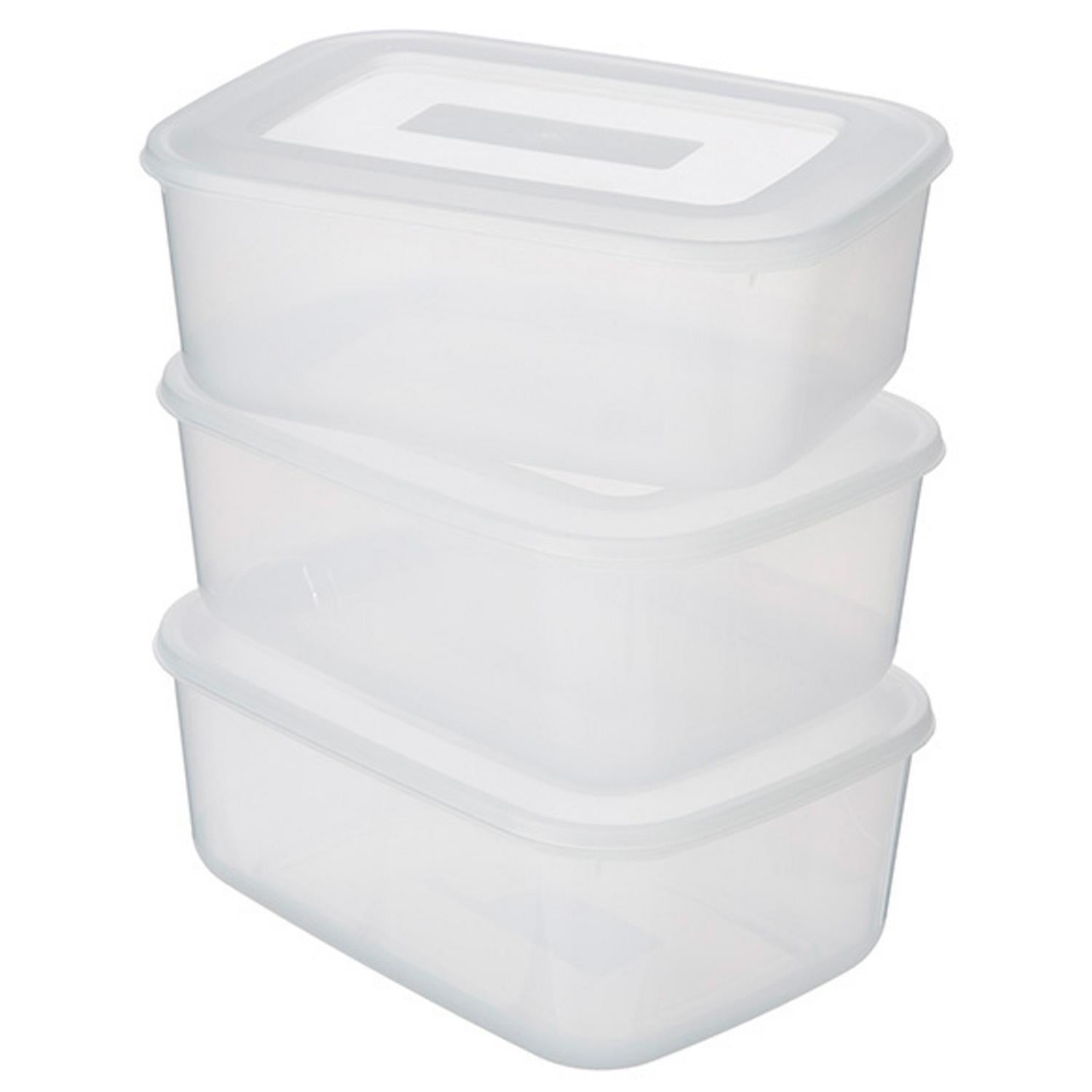 Sainsbury's Home Storage Boxes 2.6L x3 Pack (British brand)