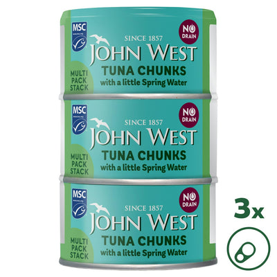Sainsburys Tuna Chunks with Spring Water Multipack 3x100g MSC Certified- Buy online at McGrocer