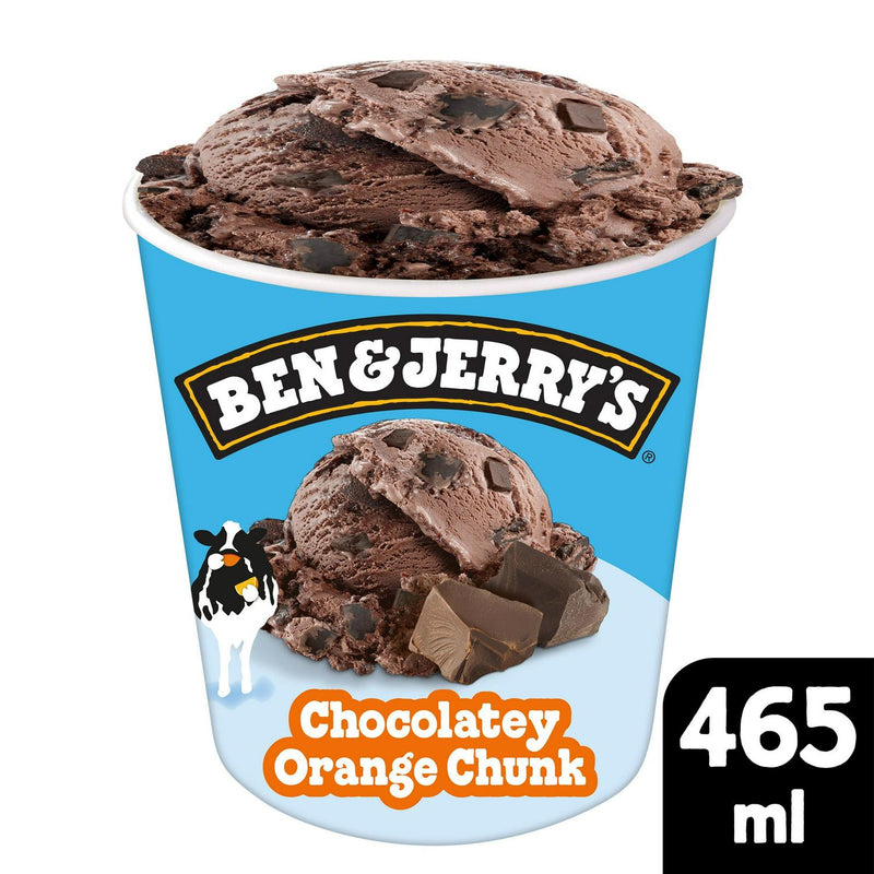 Ben & Jerry's Ice Cream Tub Chocolatey Orange Chunk 465ml