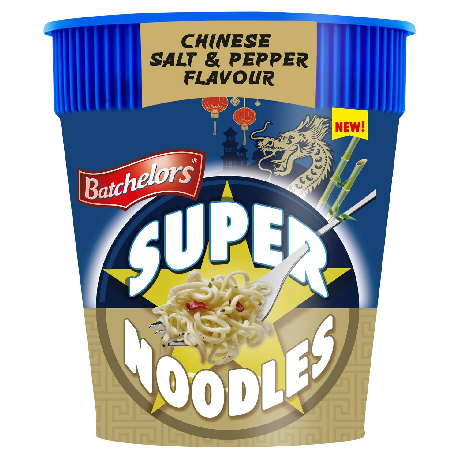 Batchelors Super Noodles Salt and Pepper Chicken Pot 75g - British product