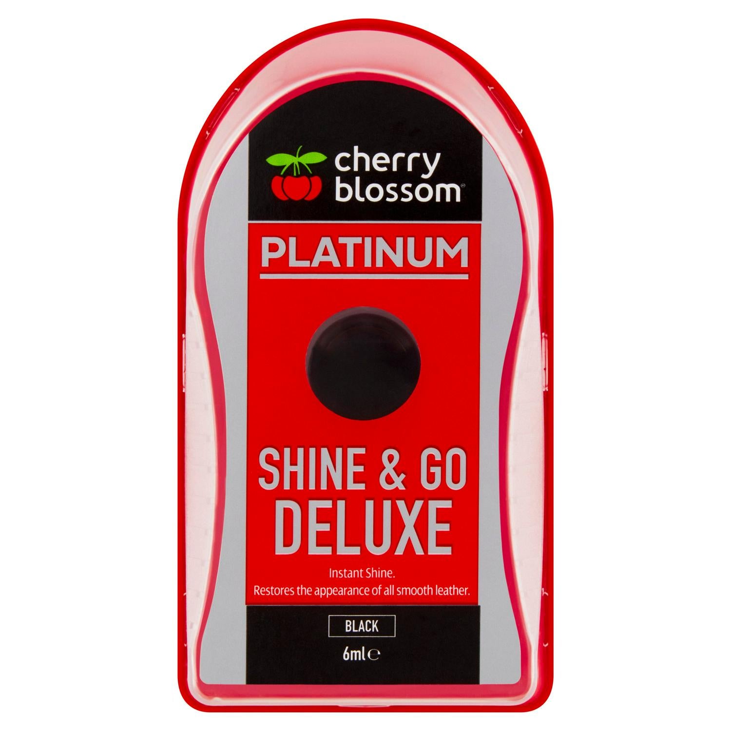 Cherry Blossom shoe polish black 6ml - British product