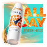 Sure women's whole body deodorant spray with fresh citrus fragrance, 150ml (British brand)