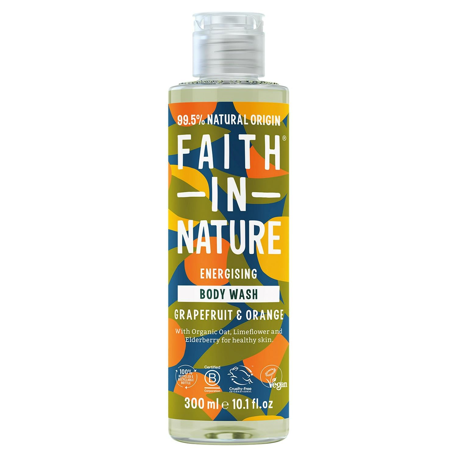 Faith in Nature Grapefruit Orange body wash 300ml - British product
