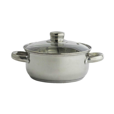 Sainsbury's Home 3-lags damper i rustfritt stål 18 cm