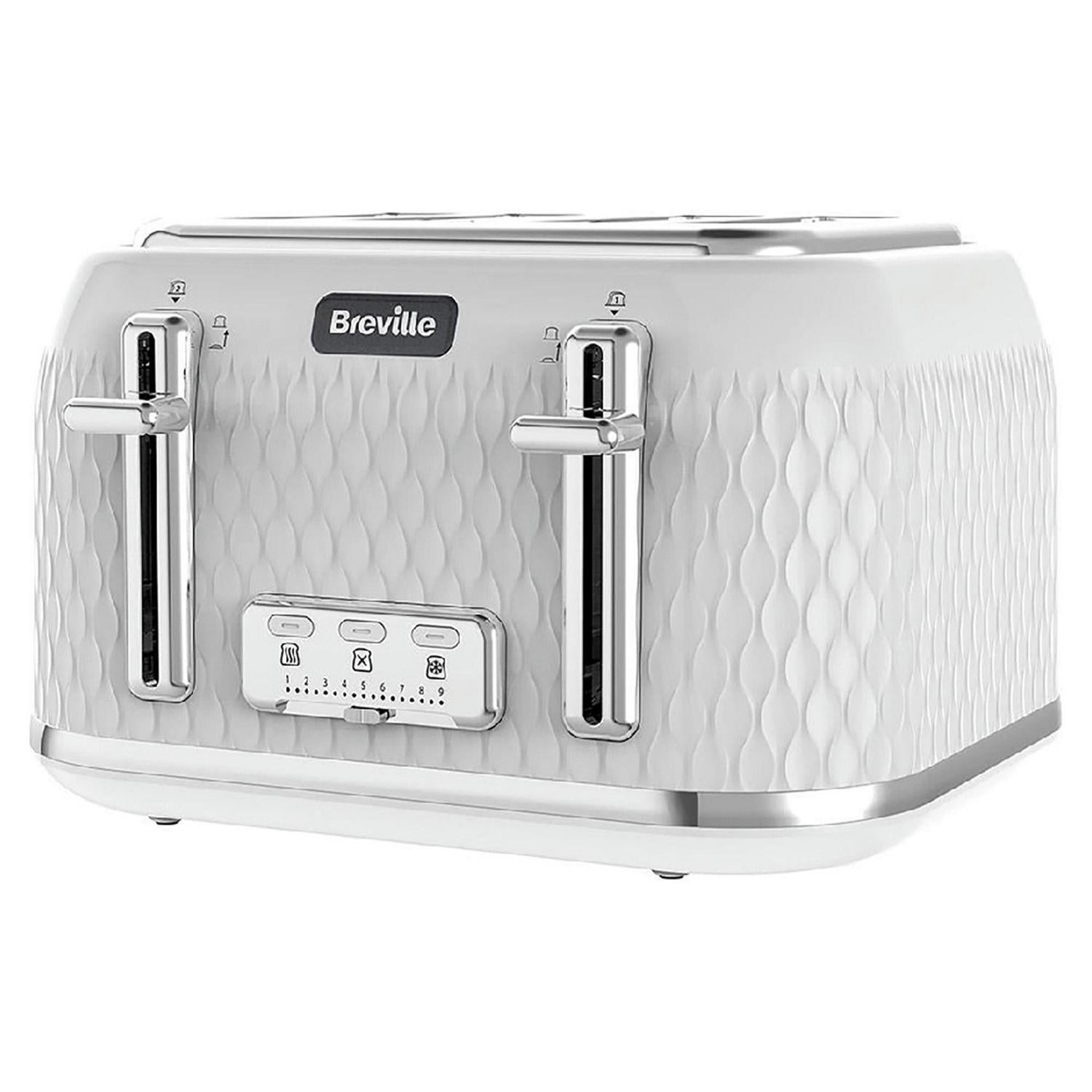 Breville 4-slice Toaster White Chrome finish - British product