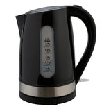 Cookworks plastic kettle black 1.7L - British product