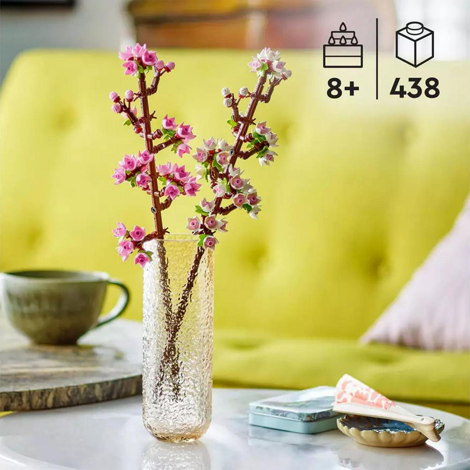 LEGO Cherry Blossom Flower Set Decor Build 430 Pieces, UK version