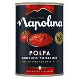 Napolina Polpa crushed tomatoes 400g, imported from the UK
