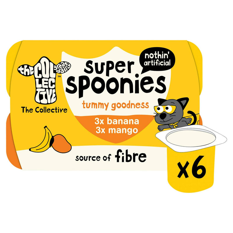 Live Whole Milk Yoghurt with Fruit Puree 6 x 42g