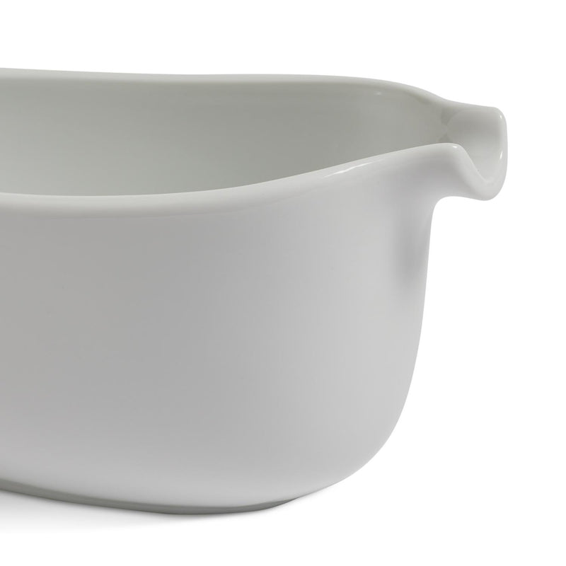 Habitat Riko white porcelain ceramic gravy boat, UK version