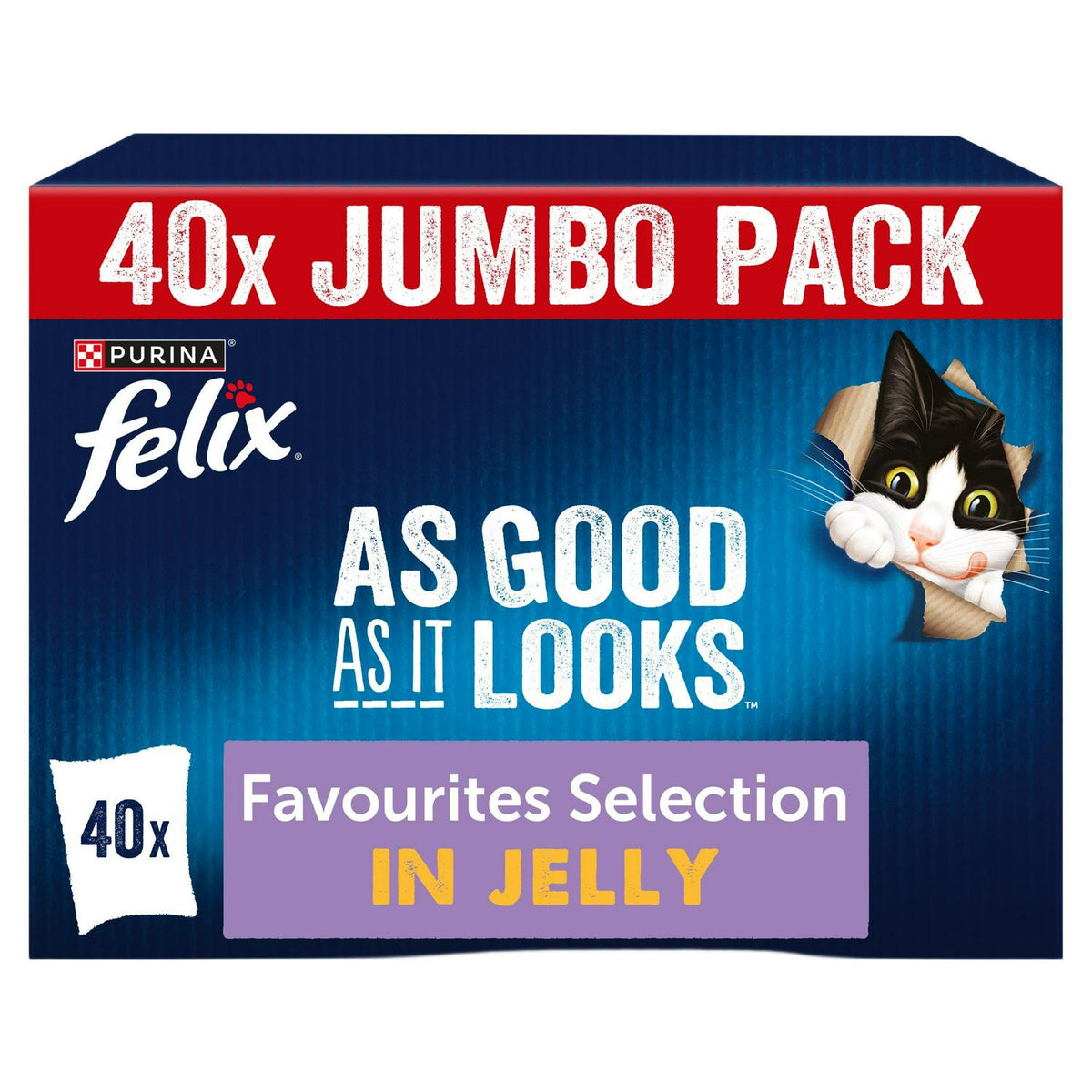 Felix As Good As it Looks Favourites Selection Wet Cat Food 40 x 85g