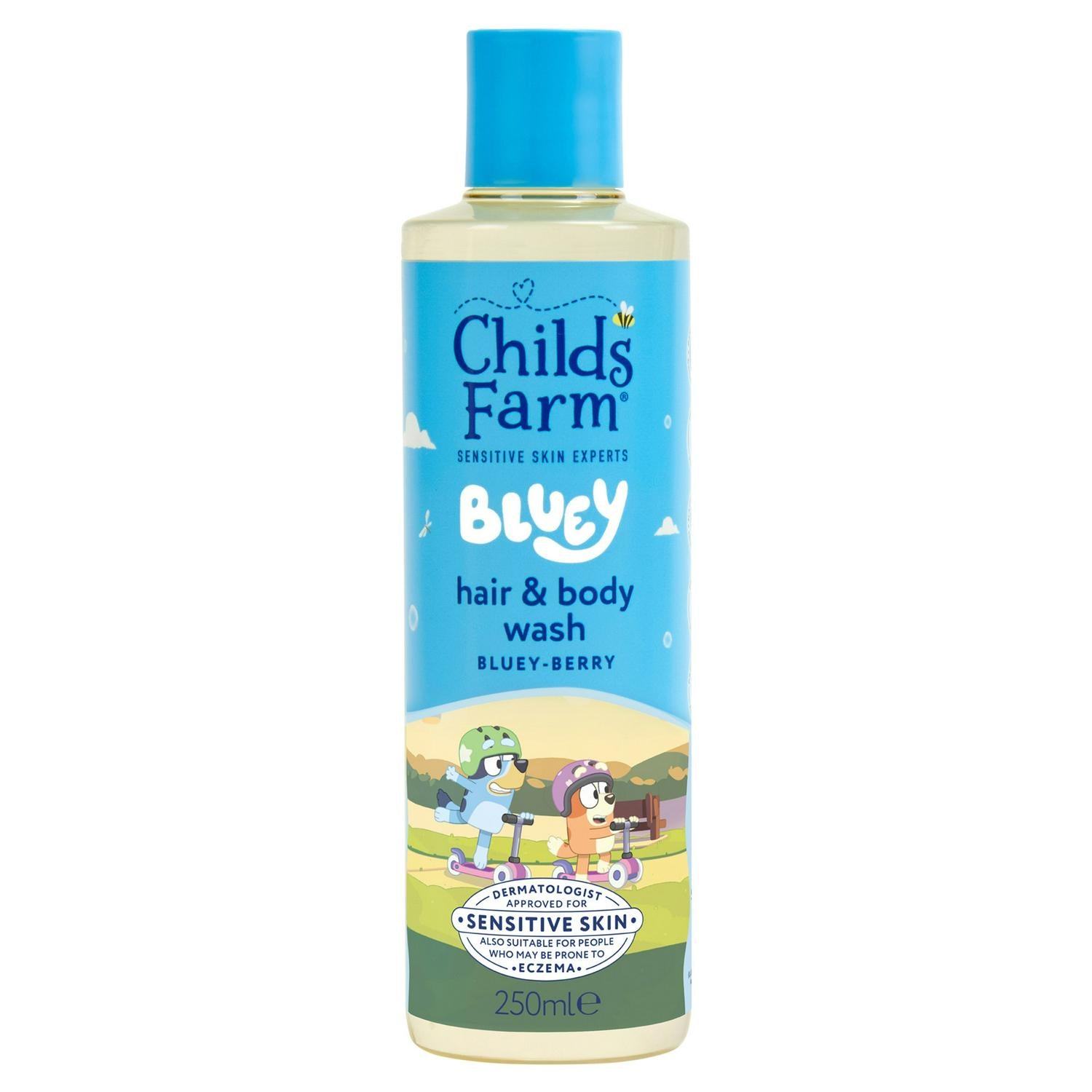 Childs Farm Hair & Body Wash Bluey-berry 250ml - British product