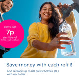 Brita Water Filter Bottle Apricot 600ml - British product