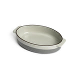 Habitat Ceramic Oval Roaster Grey 29cm, UK version