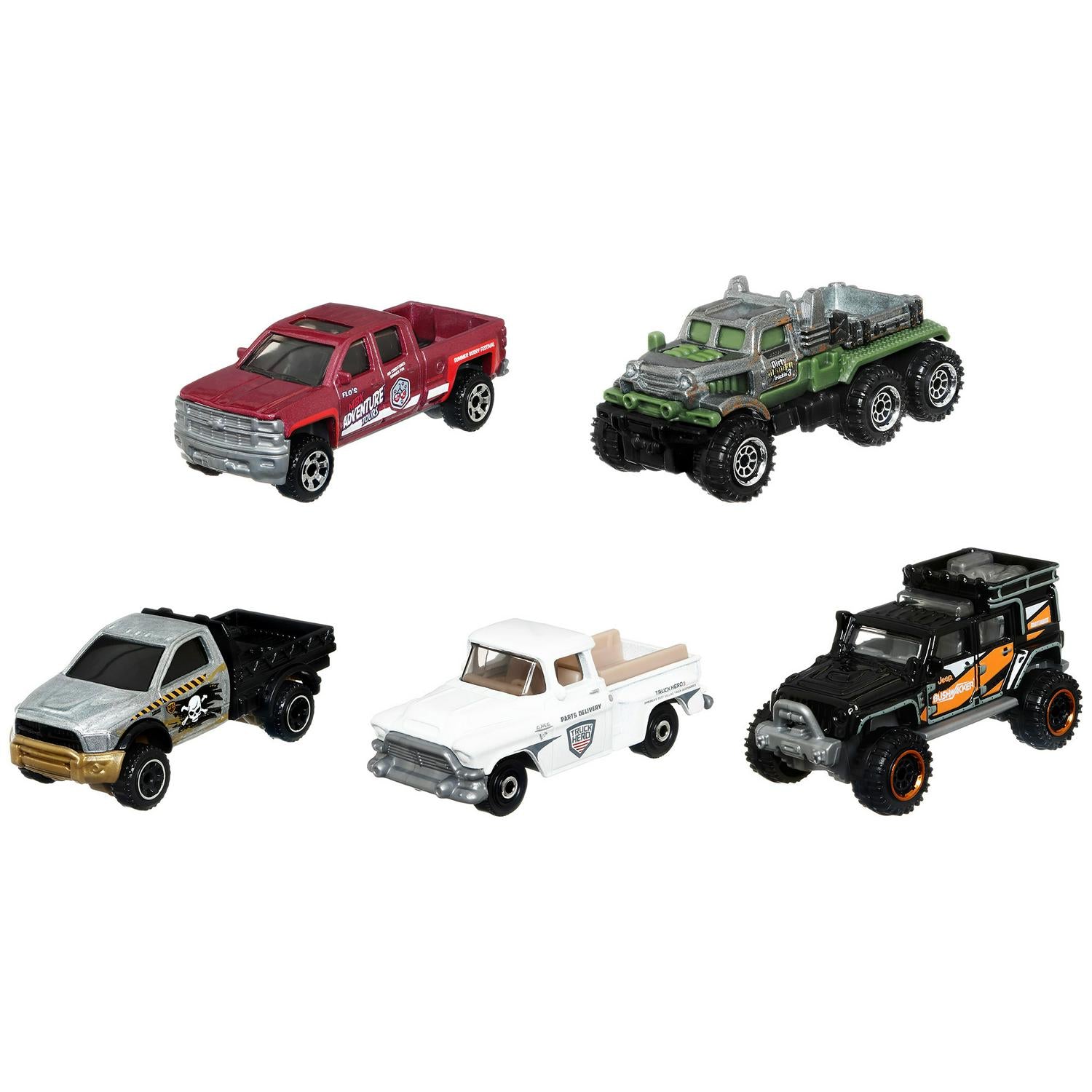 Matchbox Pack of 5 Car Vehicles, imported from the UK