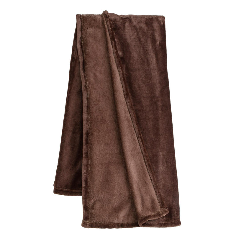Sainsbury's Home Fleece Throw Coffee 125x150cm (British brand)