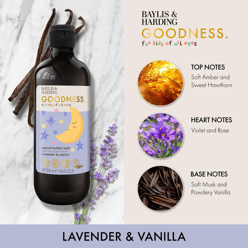 Baylis & Harding Bubble Bath Lavender And Chamomile 500ml - British product