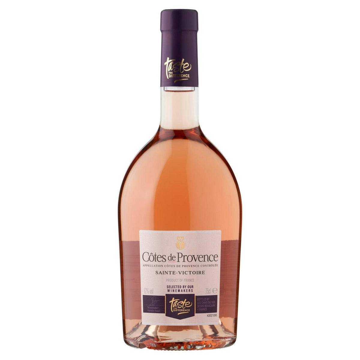Provence Rosé Wine with Floral, Strawberry, and Peach Notes 75cl