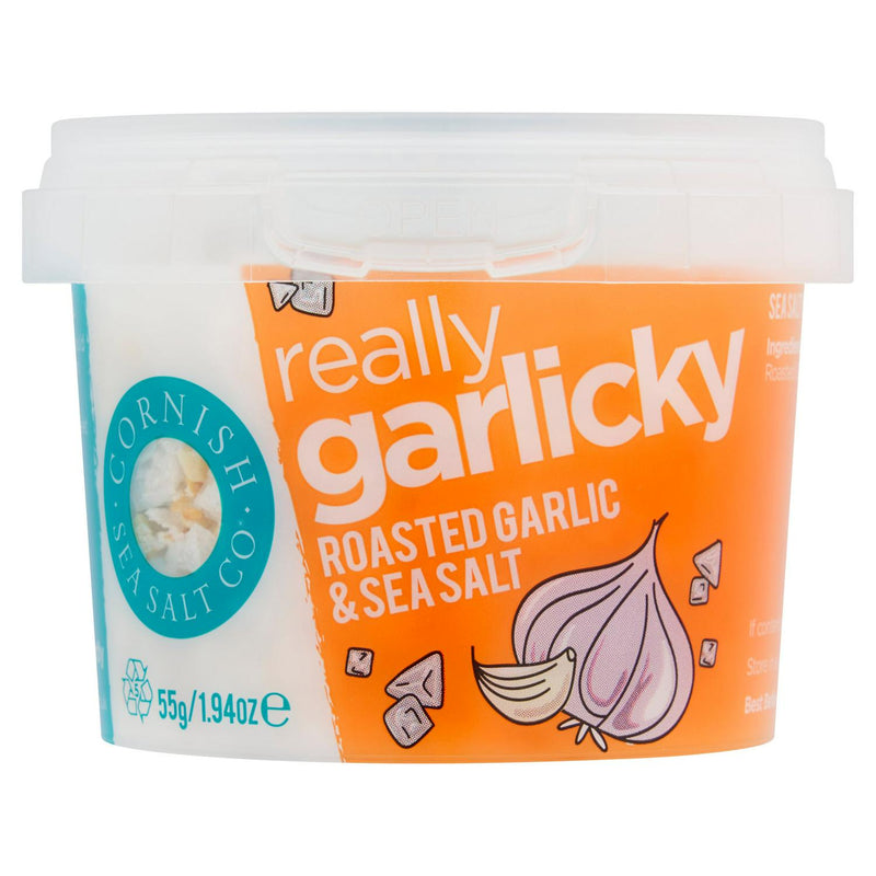 Cornish Sea Salt garlic sea salt 55g - British product