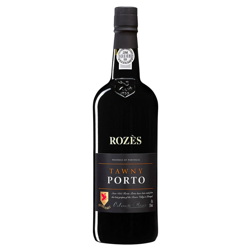 Rozes Tawny Porto wine bottle (British brand)