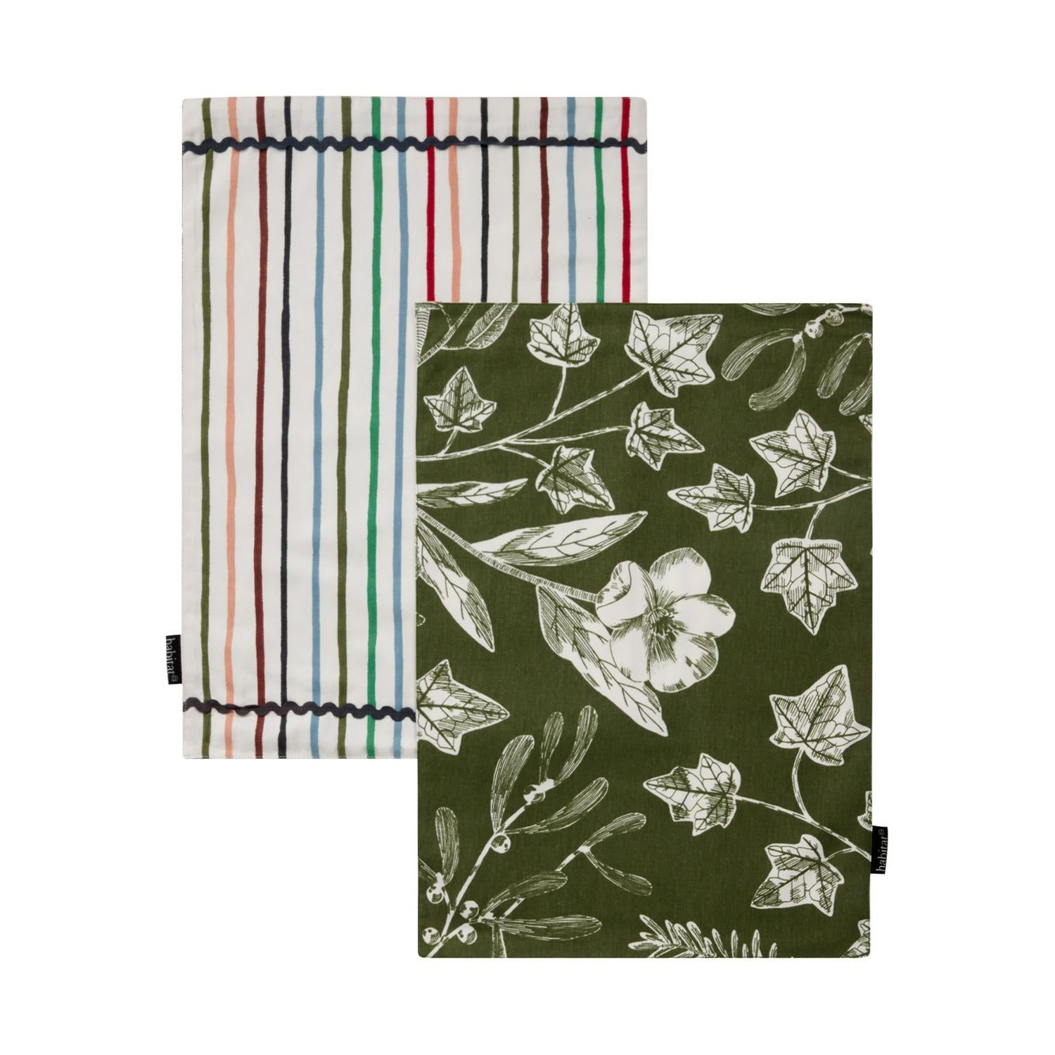 Habitat Green Floral Reversible Placemats 2 Pack, UK version