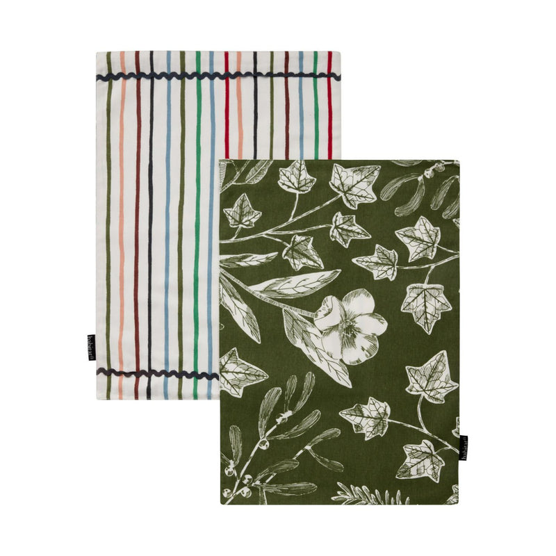 Habitat Green Floral Reversible Placemats 2 Pack, UK version