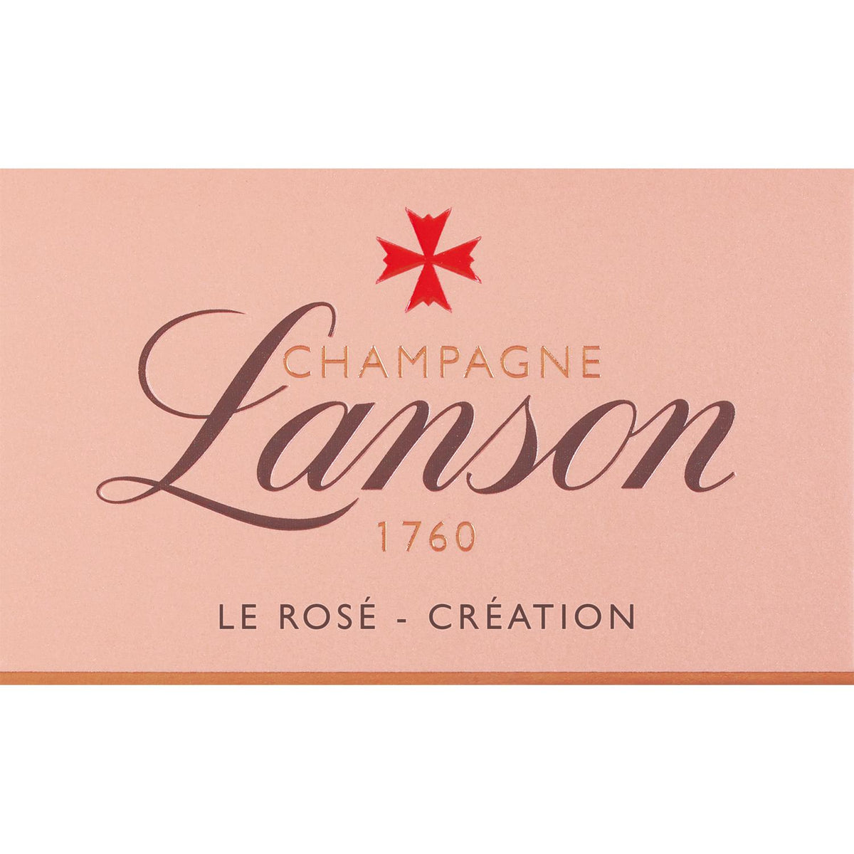 Champagne Lanson Le Rosé Création 75cl