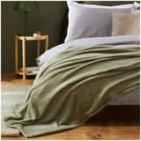 Sainsbury's Home Sage Fleece Throw 125x150cm (British brand)