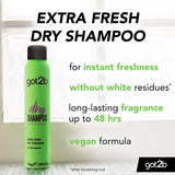got2b dry shampoo extra fresh scent 200ml, UK version