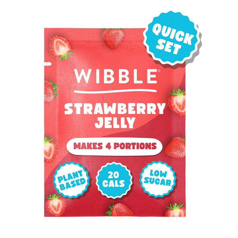 Wibble strawberry jelly crystals 57g - British product