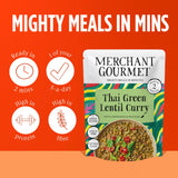Merchant Gourmet Thai green lentil curry 280g, UK version