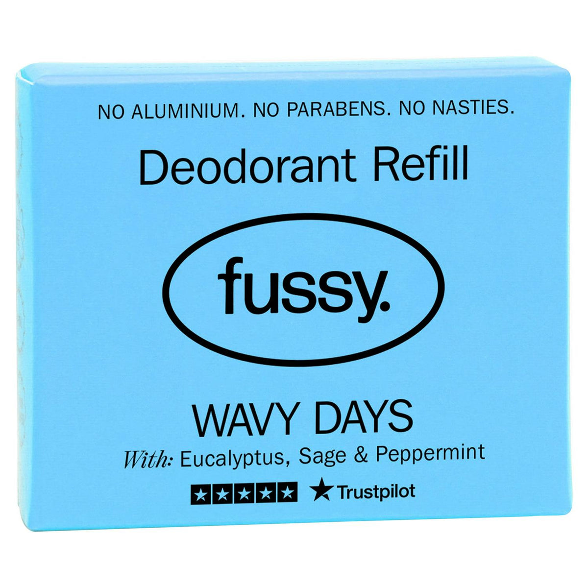 Fussy Natural Deodorant Refill Wavy Days 40g