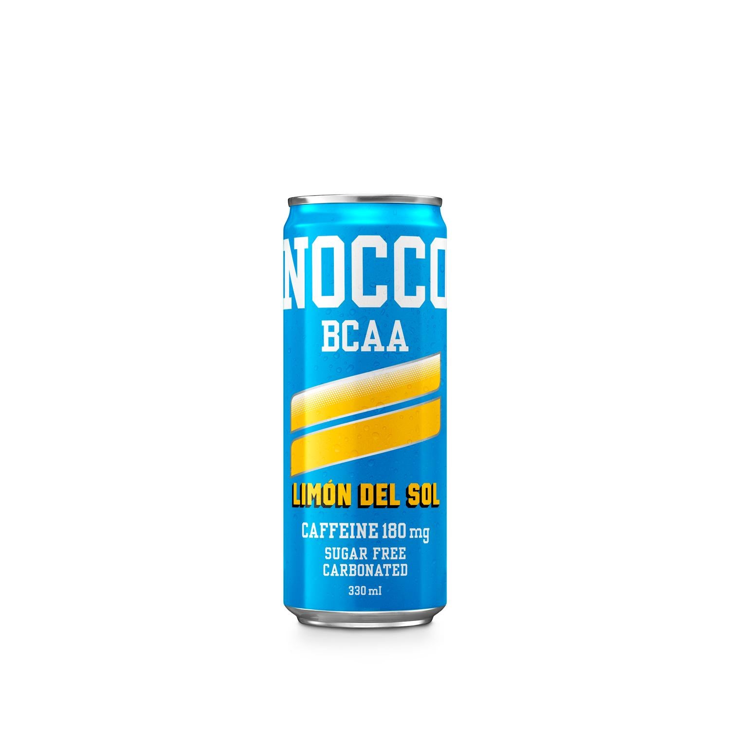 Nocco BCAA Limon Del Sol energy drink 330ml, UK version