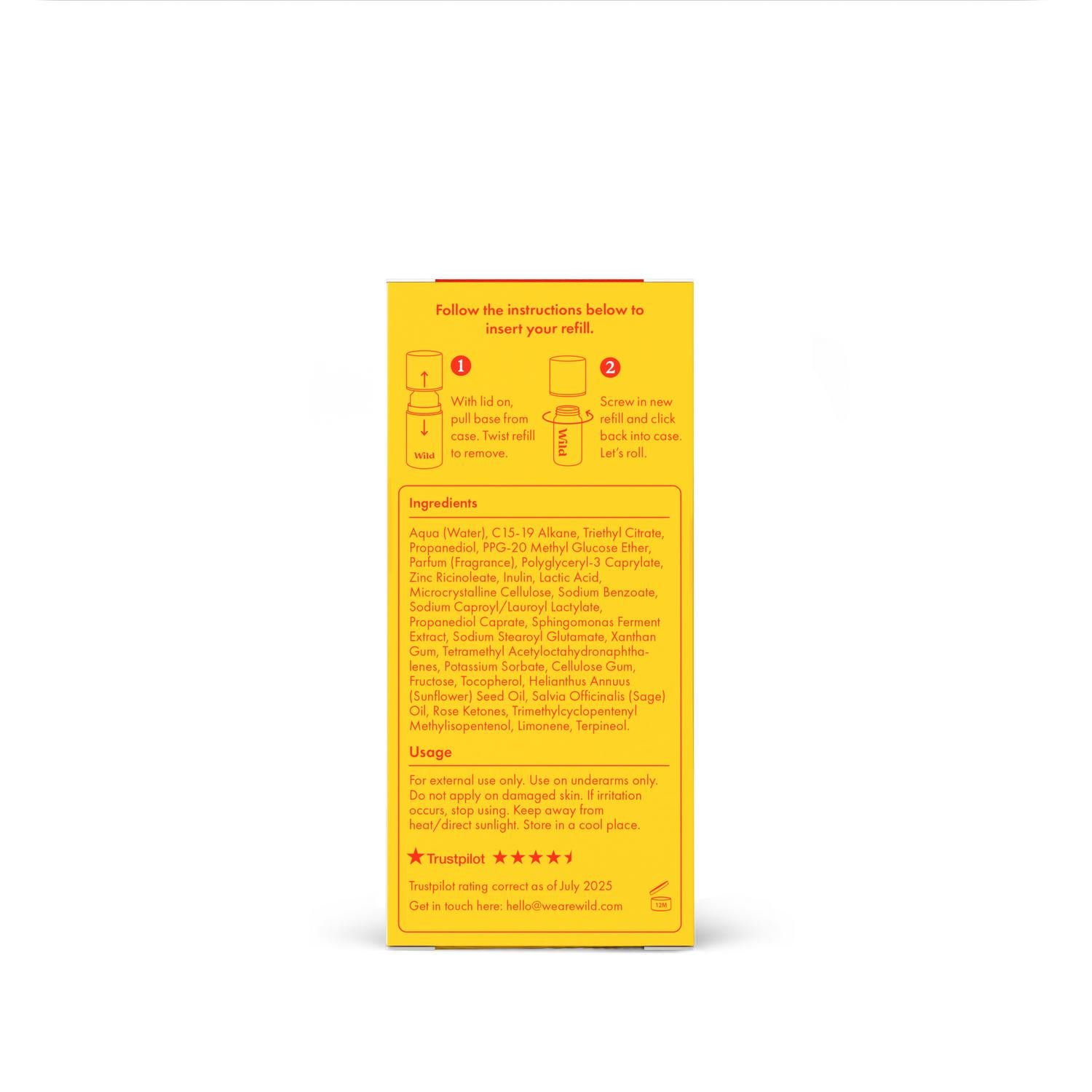 Honey & Cactus Flower Roll-On Deodorant Refill 50ml