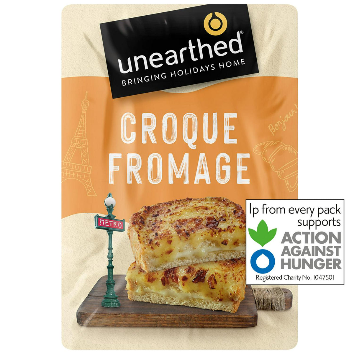 Ready-to-Cook Toasted Sandwich with Béchamel and Cheese 140g