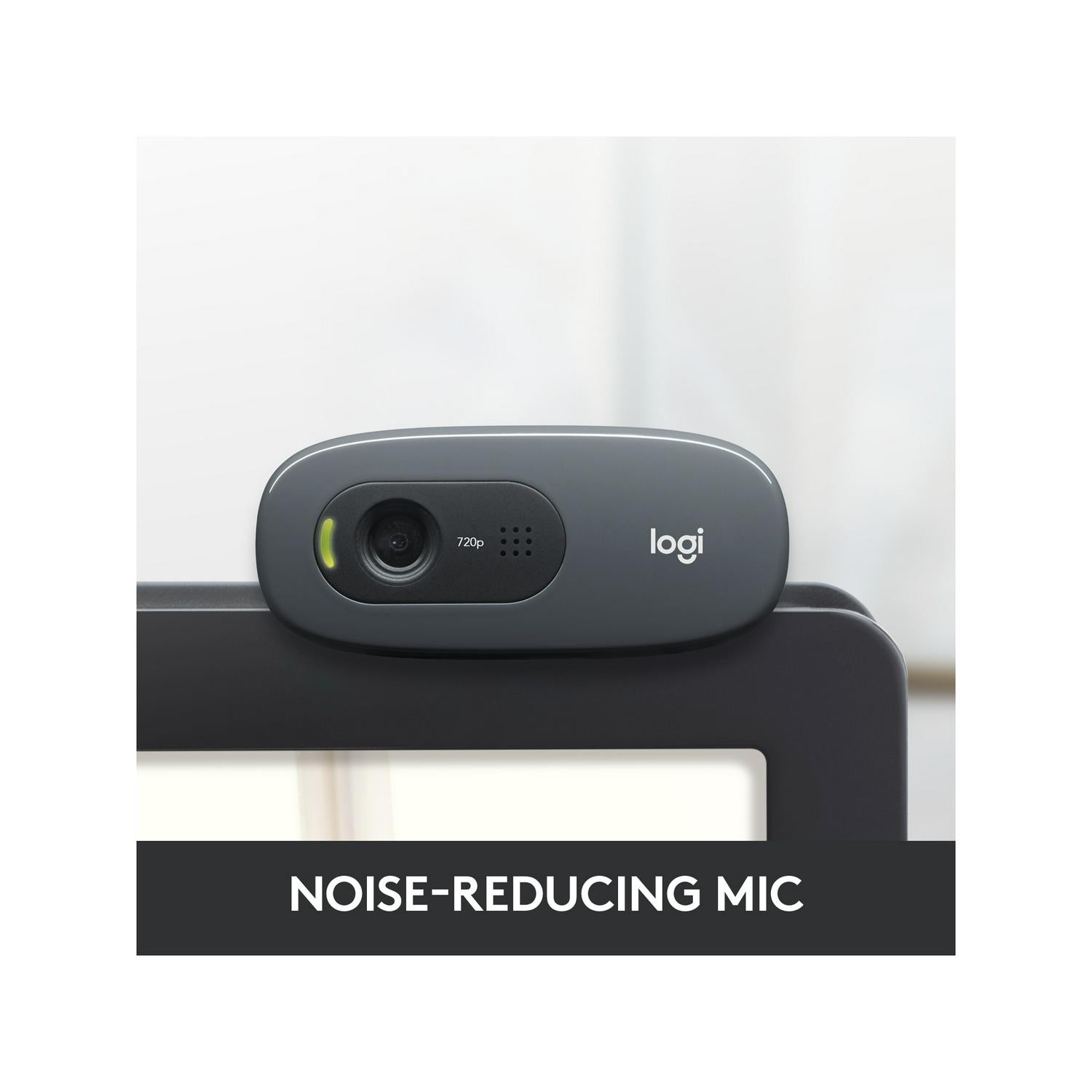 Logitech C270 HD Webcam 720p video capture device, UK version