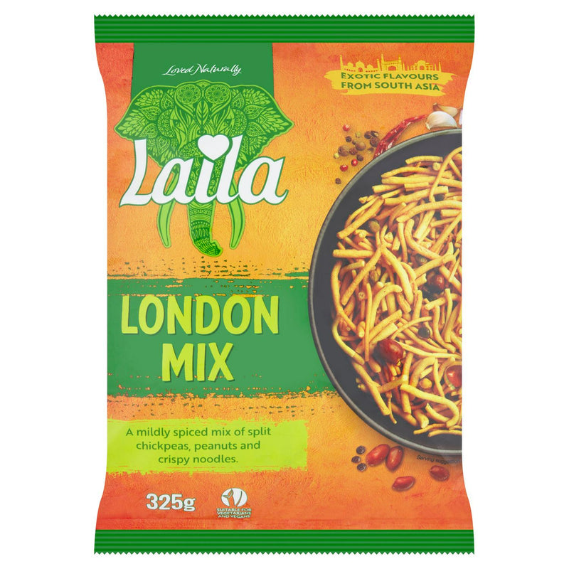 Laila London Mix Noodle Snack 325g, UK version