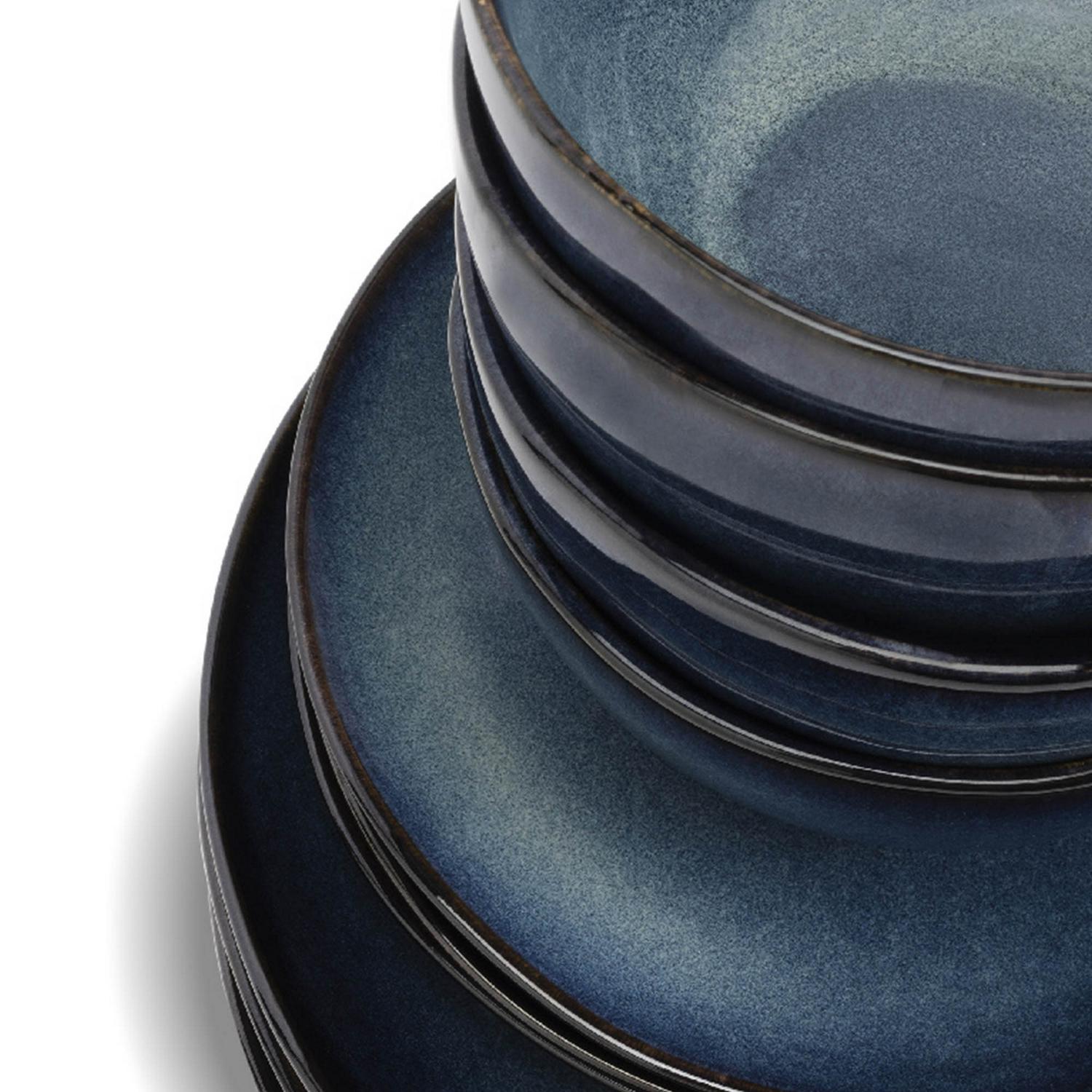 Habitat reactive dinner set navy 12 piece, UK version