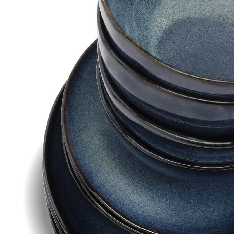 Habitat reactive dinner set navy 12 piece, UK version