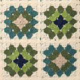 Sainsbury's Home crochet cushion green 43x43cm (British brand)