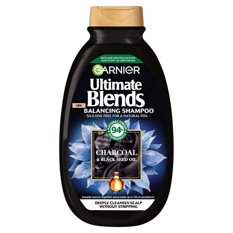 Charcoal and Black Seed Oil Shampoo for Scalp Purification and Hydration 300ml