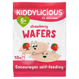 Kiddylicious Strawberry Maxi Wafers Baby Snacks 10x4g