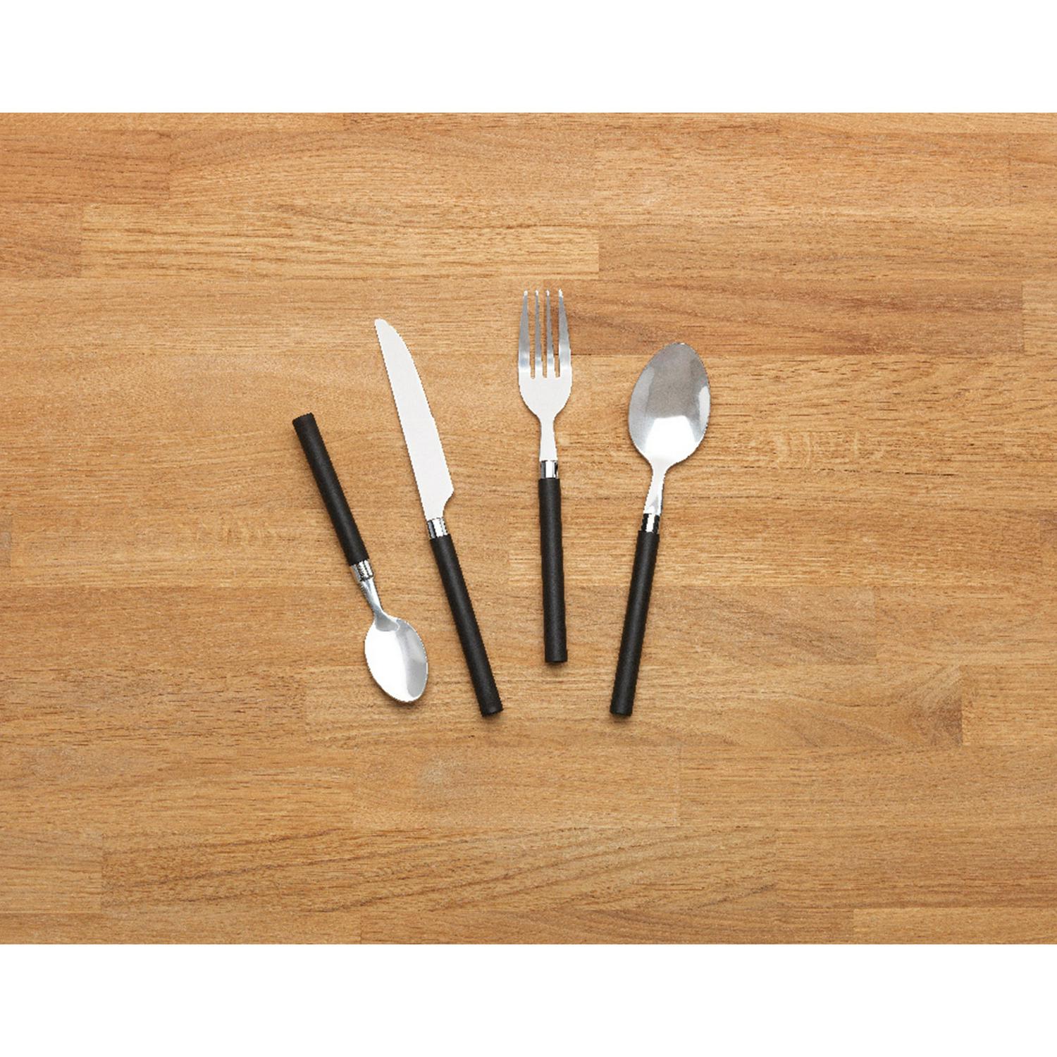 Sainsbury's Home Black Cutlery Set 16 Piece (British brand)