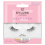 Half Strip False Eyelashes with 18-Hour Adhesive, Latex-Free