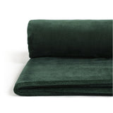 Sainsbury's Home Fleece Throw - Emerald - 125X150cm